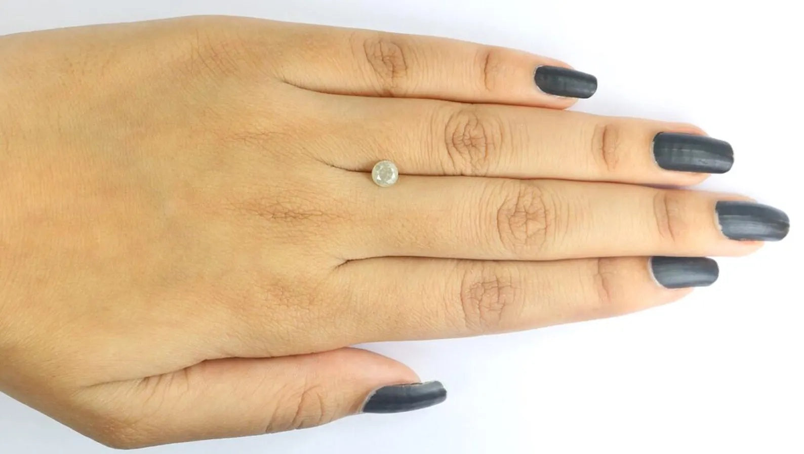 0.69 Ct Natural Loose Round Shape Diamond Grey Color Round Cut Diamond 5.30 MM Natural Loose Grey Color Round Brilliant Cut Diamond NQ303