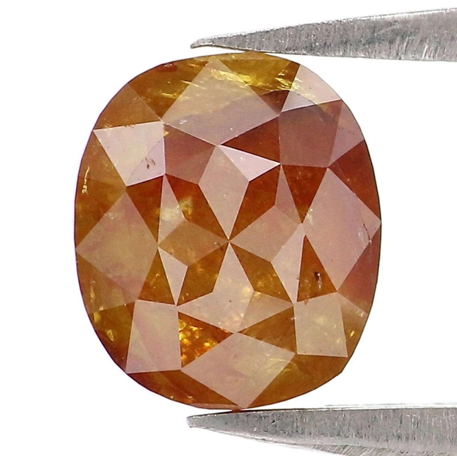 1.31 CT Natural Loose Oval Shape Diamond Brown Color Oval Cut Diamond 7.20 MM Natural Loose Diamond Brown Oval Shape Rose Cut Diamond NQ379