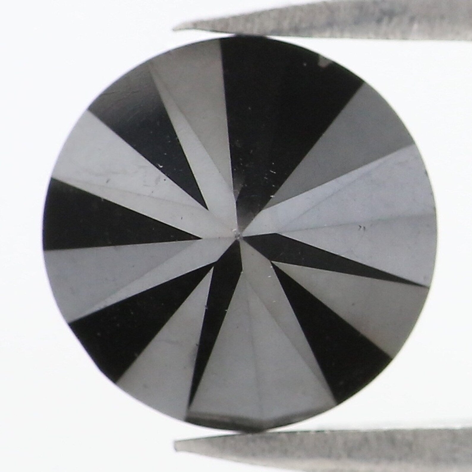2.25 CT Natural Loose Round Brilliant Cut Diamond Black Color Round Diamond 7.75 MM Natural Loose Diamond Black Round Shape Diamond NQ2415