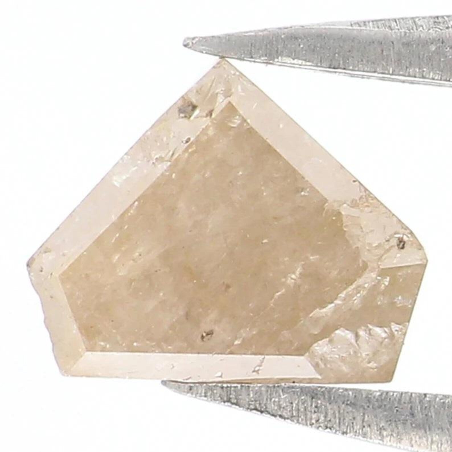 0.67 CT Natural Loose Shield Shape Diamond Grey Color Shield Cut Diamond 5.20 MM Natural Loose Grey Color Shield Rose Cut Diamond NQ8166