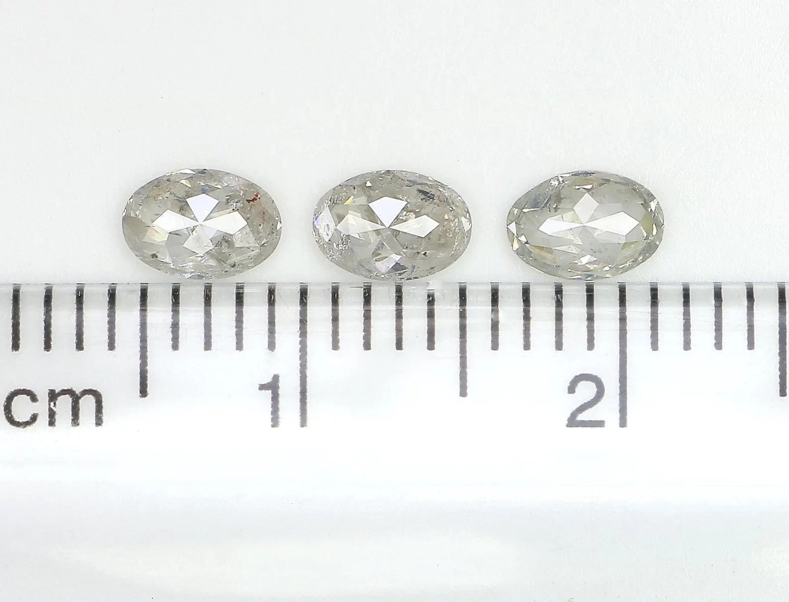 0.75 CT Natural Loose Oval Shape Diamond Grey Color Oval Cut Diamond 5.00 MM Natural Loose Grey Oval Diamond Oval Cut Diamond N2597