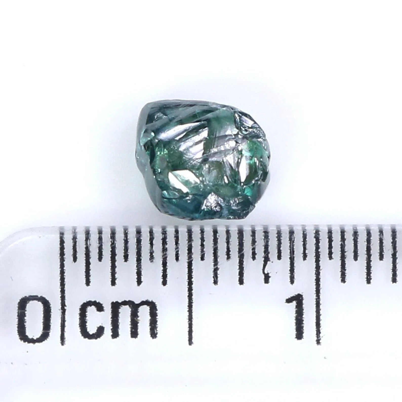 0.87 CT Natural Loose Crystal Rough Diamond Blue Color Rough Cut Diamond 5.80 MM Natural Loose Diamond Irregular Rough Cut Diamond NQ1996