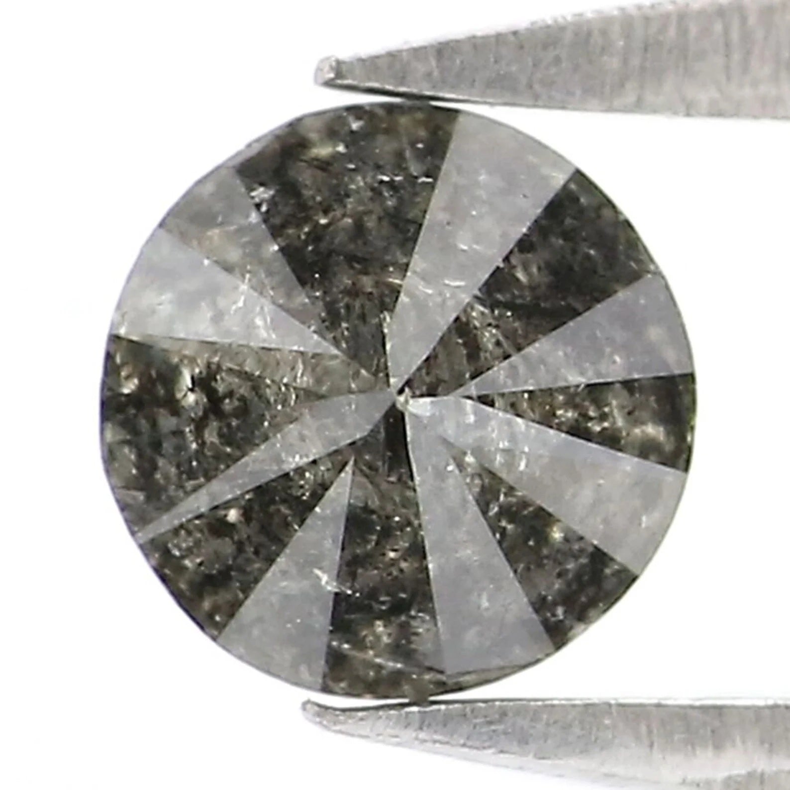 0.44 CT Natural Loose Round Brilliant Cut Diamond Salt And Pepper Round Cut Diamond 4.60 MM Natural Loose Diamond Round Shape Diamond NQ9485
