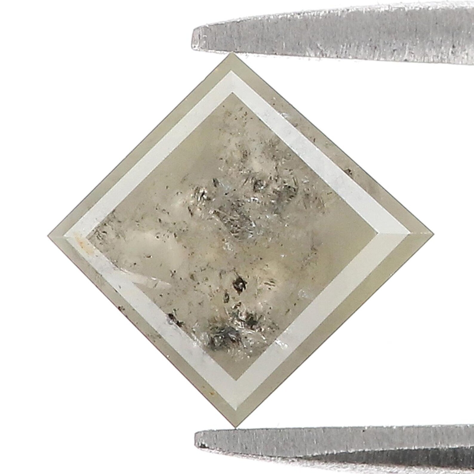 1.35 CT Natural Loose Diamond Kite Shape Diamond Grey Color Kite Shape Diamond 9.00 MM Natural Loose Diamond Kite Rose Cut Diamond QN764