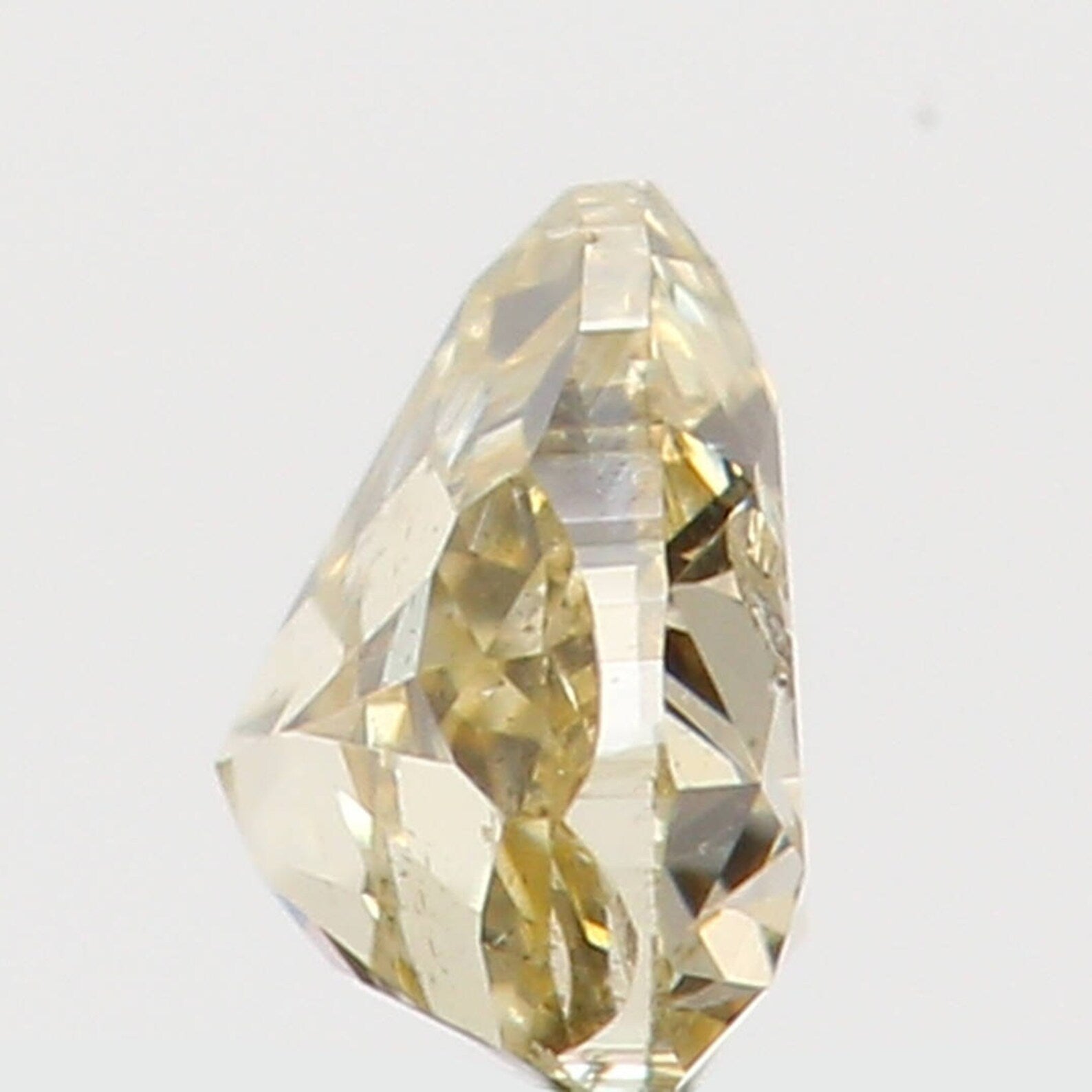 0.13 Ct Natural Loose Diamond Heart Yellow Color I1 Clarity 3.30 MM N7260