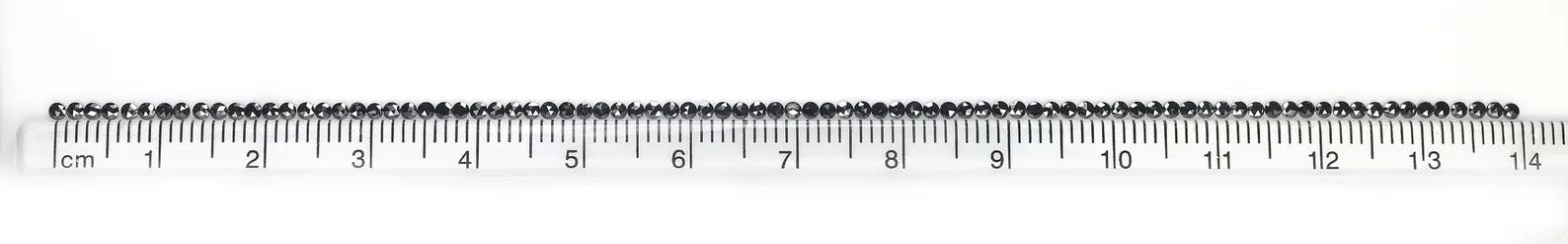 3.07 Ct Natural Loose Round Shape Diamond Black Color Round Cut Diamond 1.55 MM Natural Diamond Black Color Round Rose Cut Diamond NQ1822