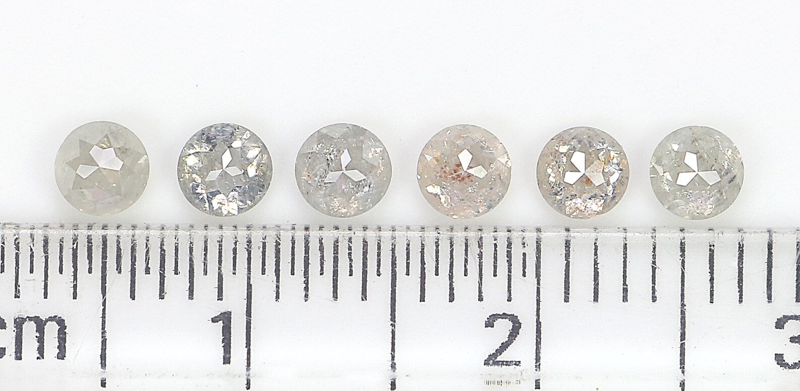 1.17 CT Natural Loose Round Rose Cut Diamond Grey Color Round Shape Diamond 3.35 MM Natural Loose Grey Color Round Rose Cut Diamond NQ2572