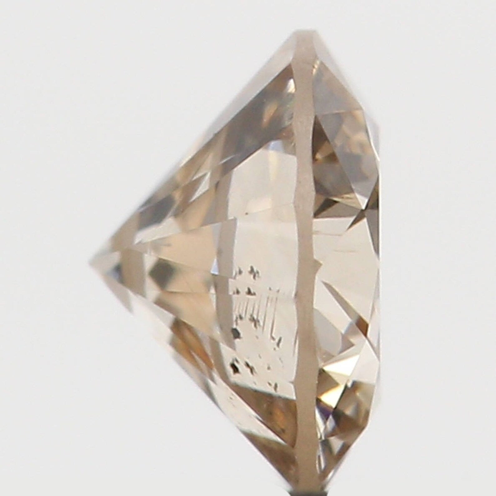 0.23 Ct Natural Loose Diamond Round Brown Color SI2 Clarity 3.90 MM N7669