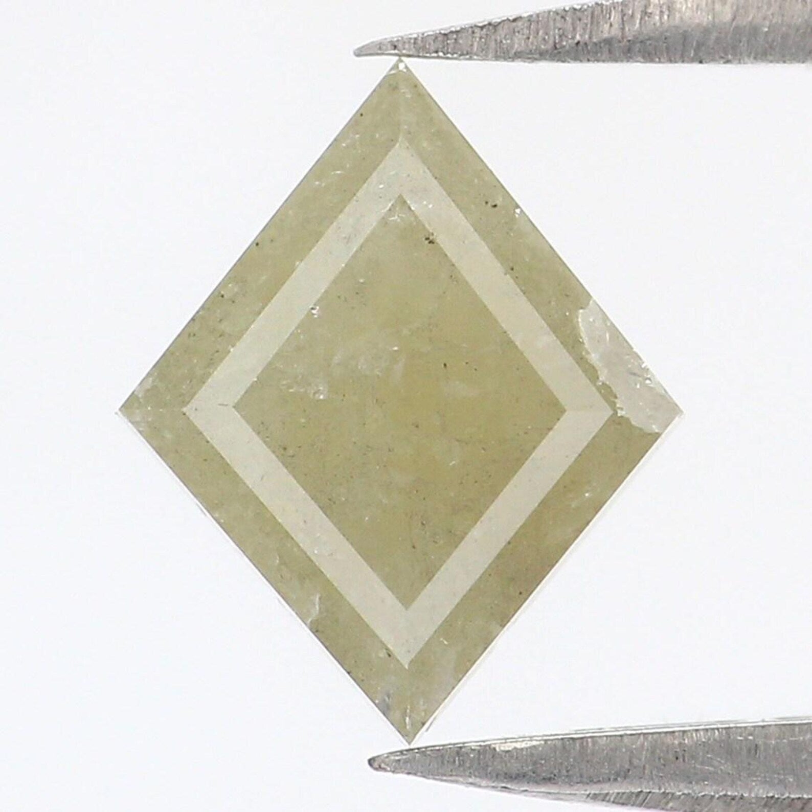 1.17 CT Natural Loose Kite Shape Diamond Yellow Color Kite Cut Diamond 8.60 MM Natural Loose Diamond Gray Color Kite Rose Cut Diamond NQ9184