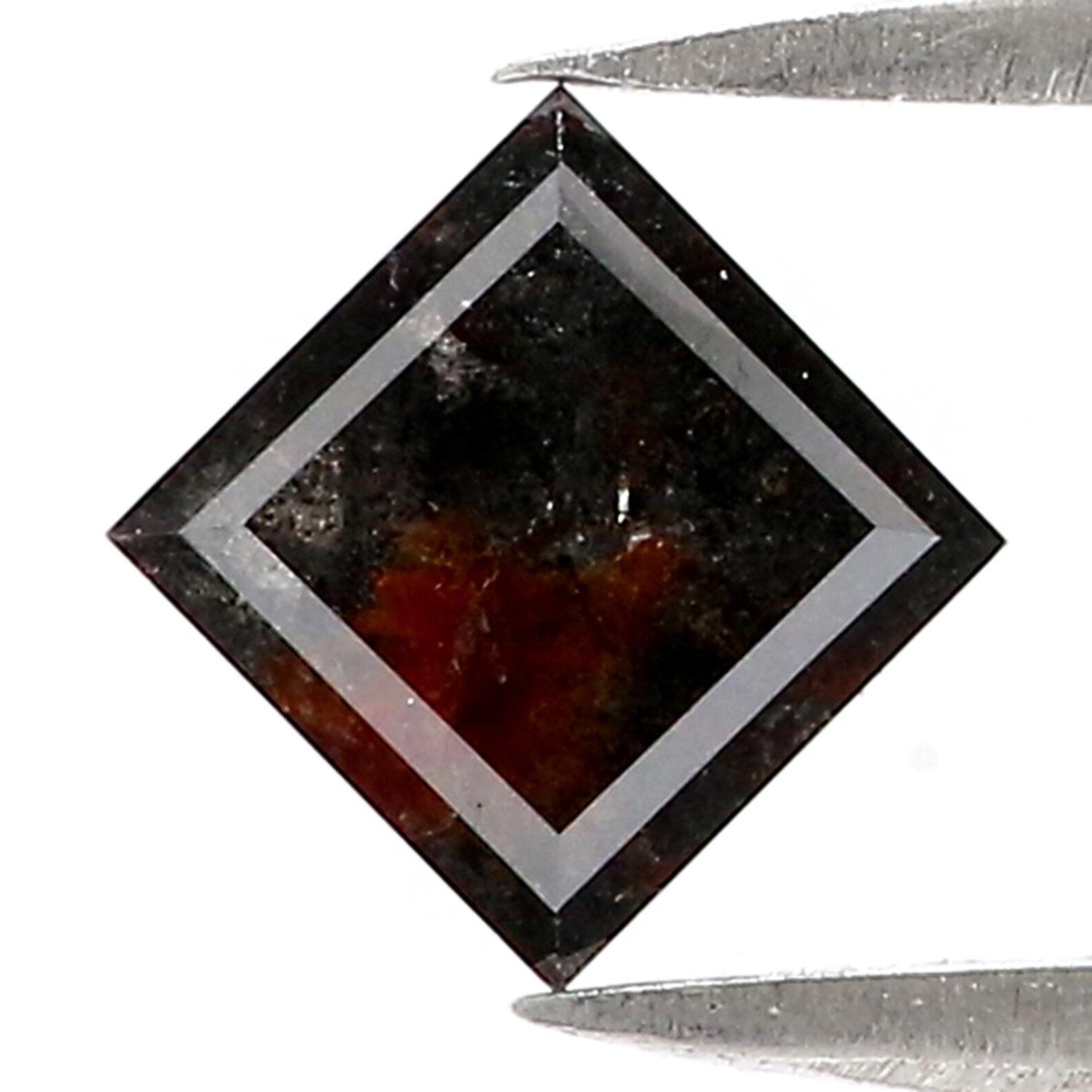 0.94 CT Natural Loose Kite Shape Diamond Black Color Kite Cut Diamond 7.50 MM Natural Loose Diamond Kite Shape Rose Cut Diamond QN489