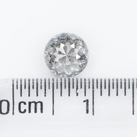 0.82 CT Natural Loose Round Rose Cut Diamond Salt And Pepper Round Shape Diamond 5.65 MM Natural Loose Diamond Round Rose Cut Diamond QL2419