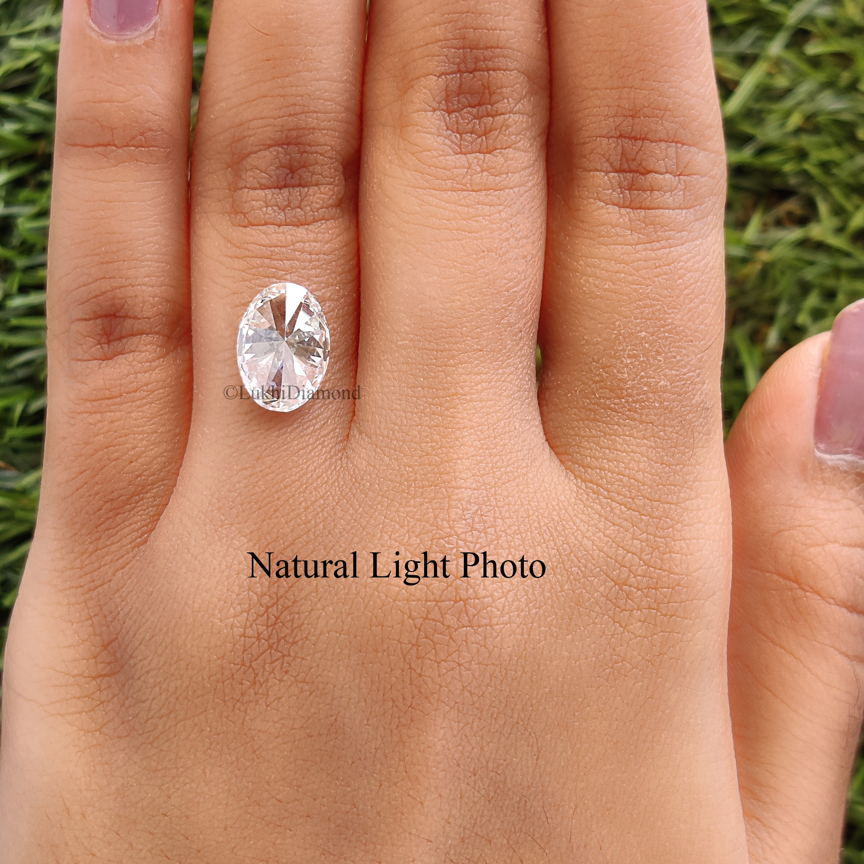 3.05 CT IGI Certified Oval Brilliant Cut Diamond White - D Color VVS1 Clarity Lab Grown Diamond Lab Created Oval Diamond CVD Diamond Q202