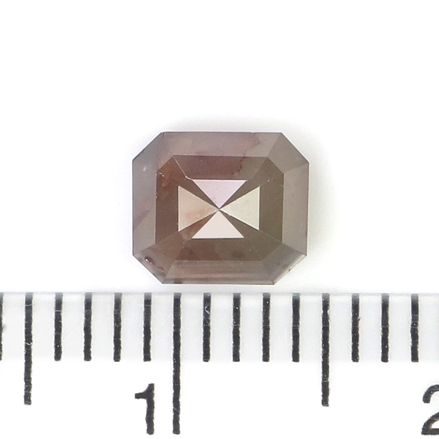 Natural Emerald Brown Diamond 1.10 CT Loose Rose Cut Stone 5.90 MM Rustic Diamond Emerald Diamond For Custom Engagement Ring L3658