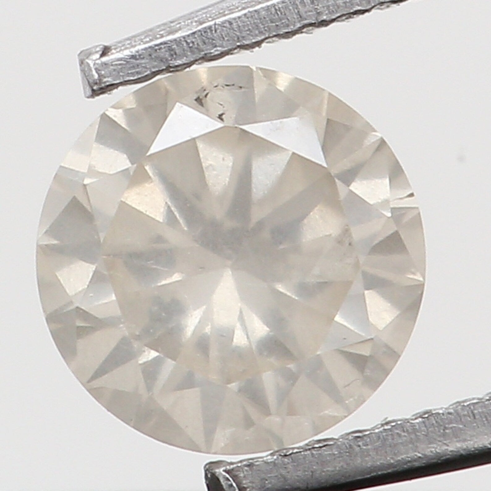 0.17 Ct Natural Loose Round Shape Diamond White Milky Color Round Diamond 3.60 MM Natural Loose Diamond Round Brilliant Cut Diamond N7968
