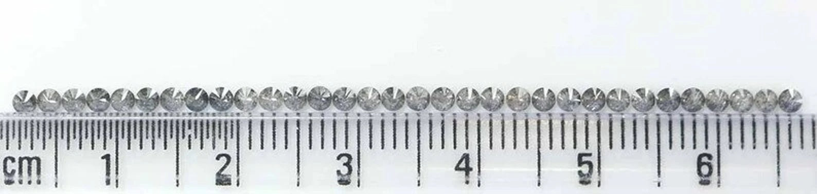 1.14 CT Natural Loose Round Shape Diamond Salt And Pepper Round Diamond 2.00 MM Natural Black Grey Color Round Brilliant Cut Diamond NQ710