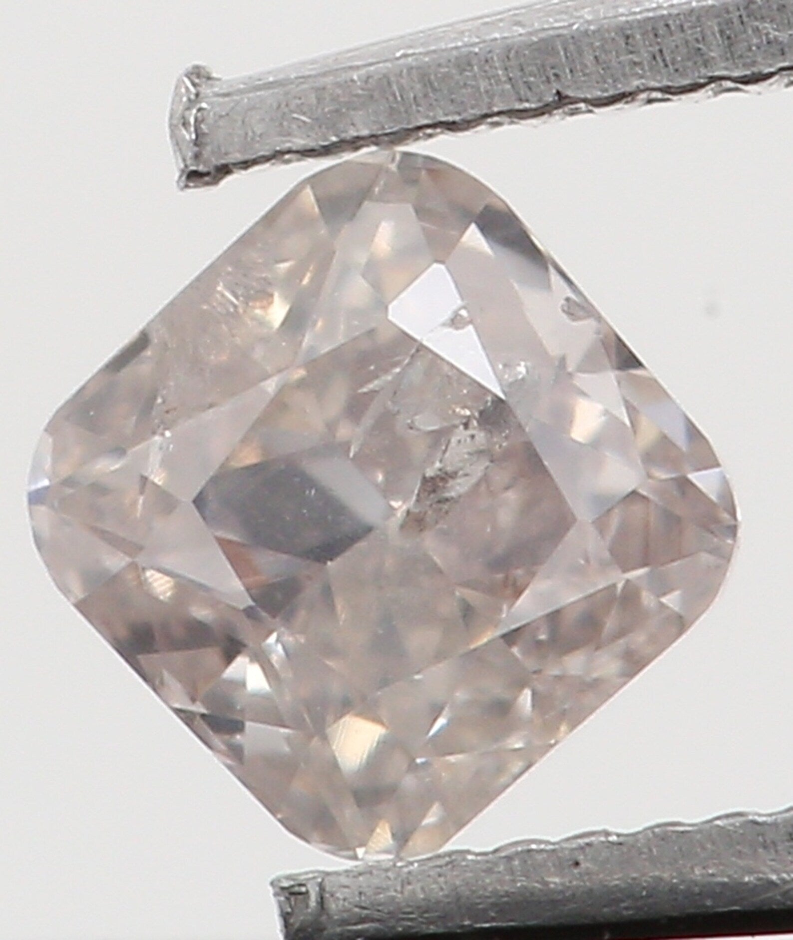 0.13 Ct Natural Loose Cushion Diamond Brown Pink Color Cushion Diamond 2.80 MM Natural Loose Diamond Cushion Brilliant Cut Diamond N7699