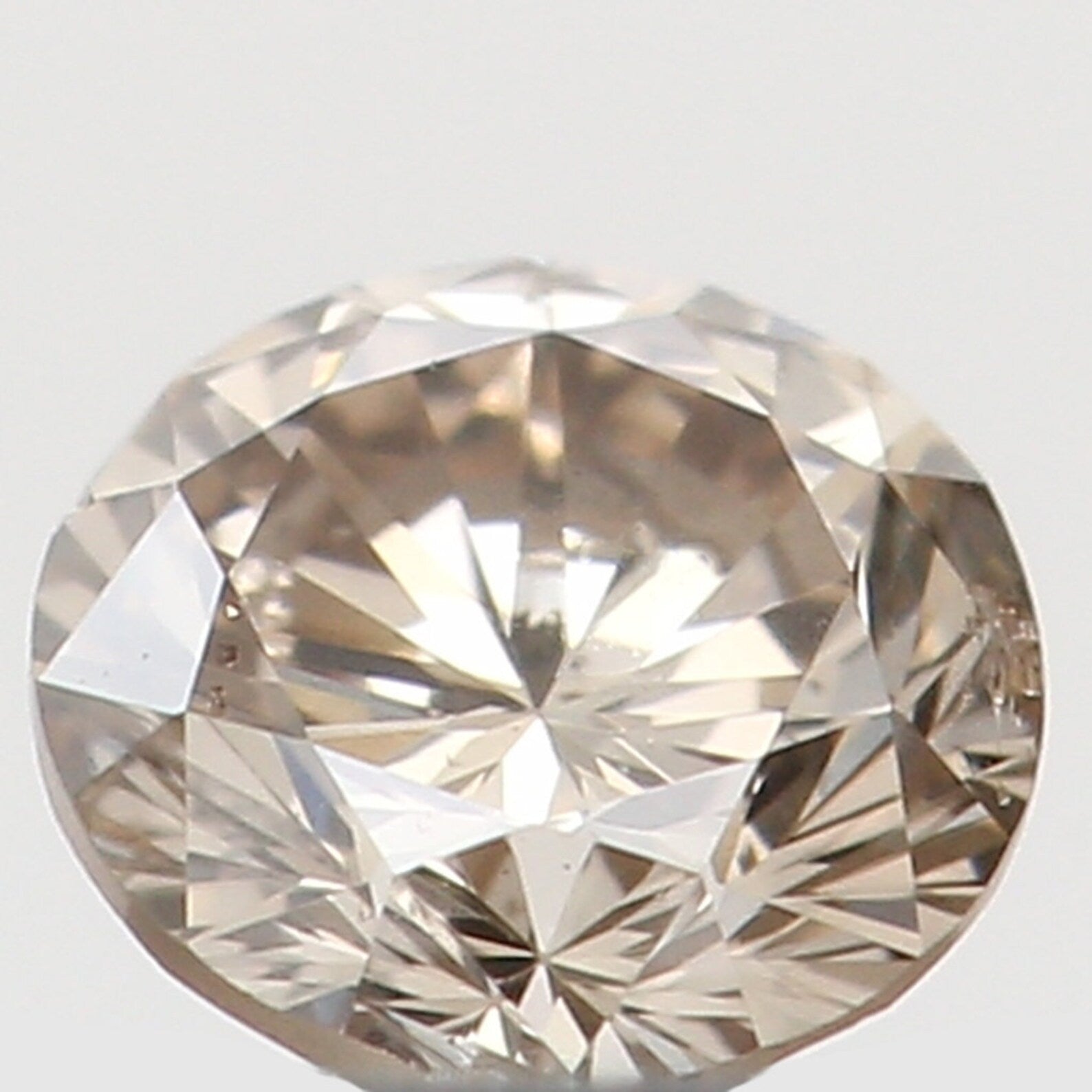 0.123 Ct Natural Loose Round Shape Diamond Brown Color Round Cut Diamond 3.10 MM Natural Loose Diamond Round Brilliant Cut Diamond N7815