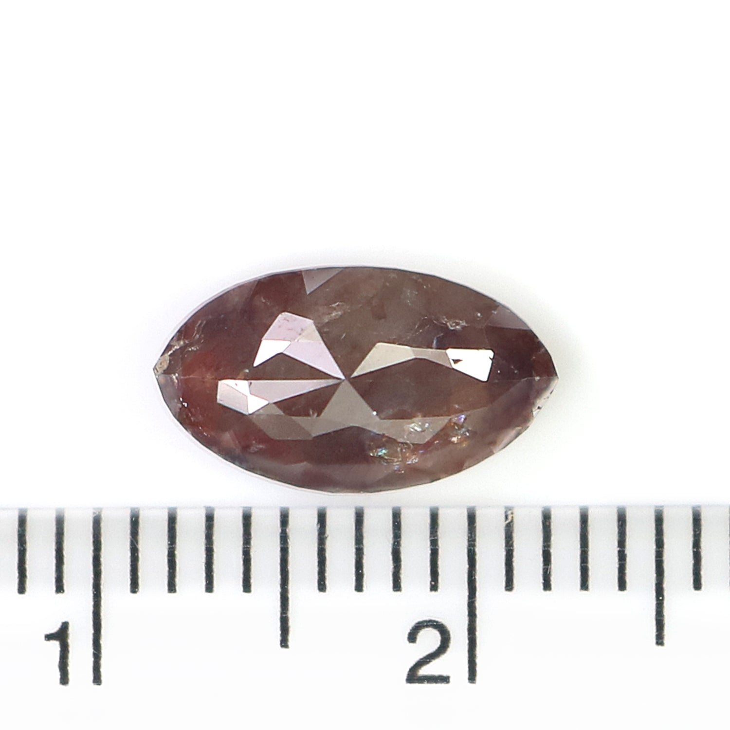Natural Marquise Brown Diamond 1.89 CT Loose Rose Cut Brown Color Stone 10.80 MM Rustic Marquise Diamond For Custom Engagement Ring L3655