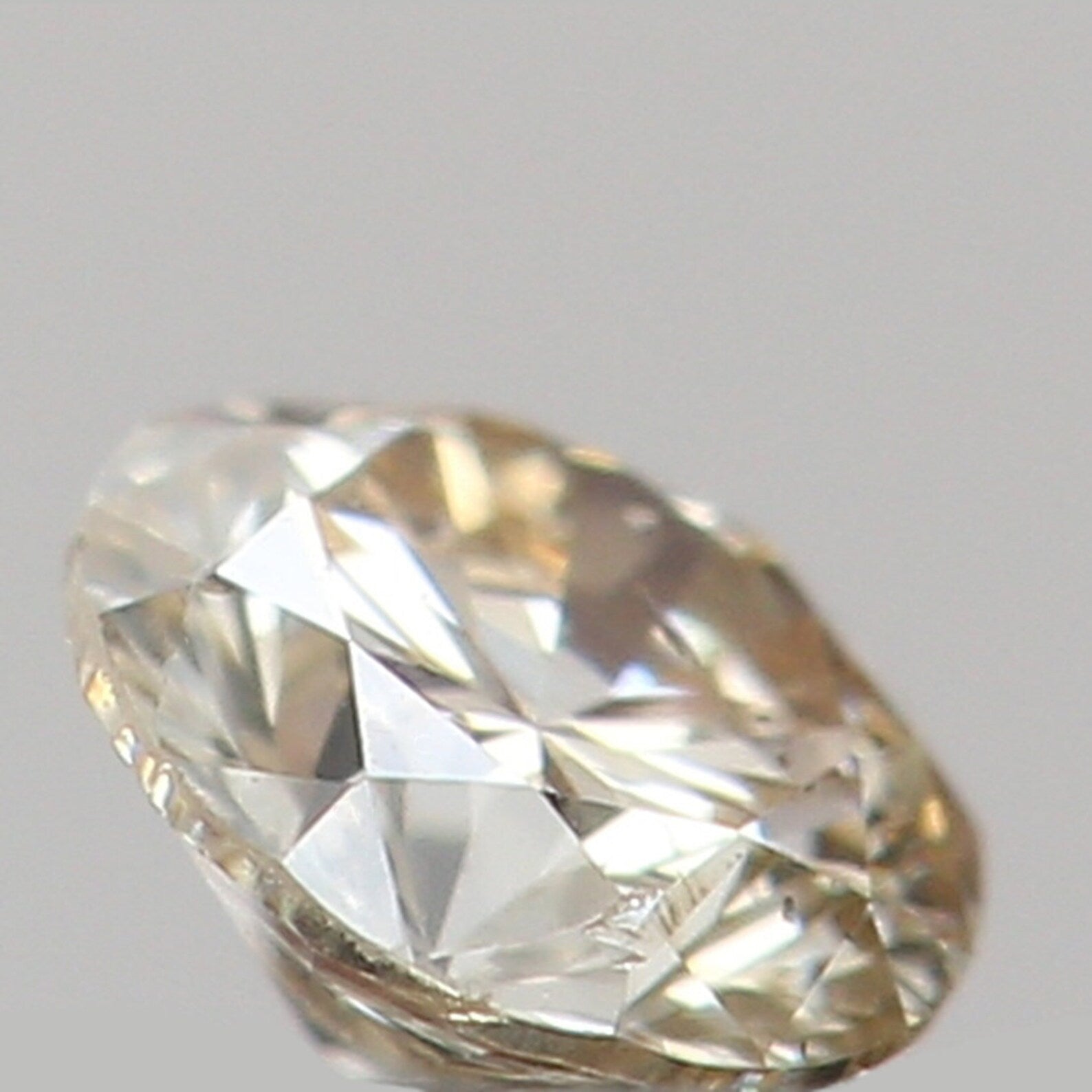 0.09 Ct Natural Loose Diamond Round Brown Color I1 Clarity 2.80 MM N7362