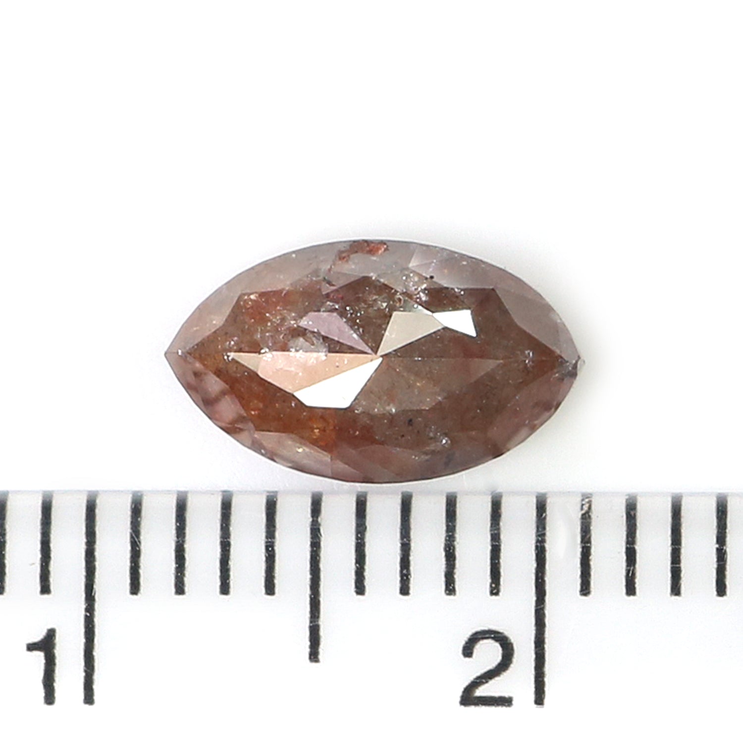 Natural Marquise Brown Diamond 1.57 CT Loose Rose Cut Brown Color Stone 9.30 MM Rustic Marquise Diamond For Custom Engagement Ring L3652