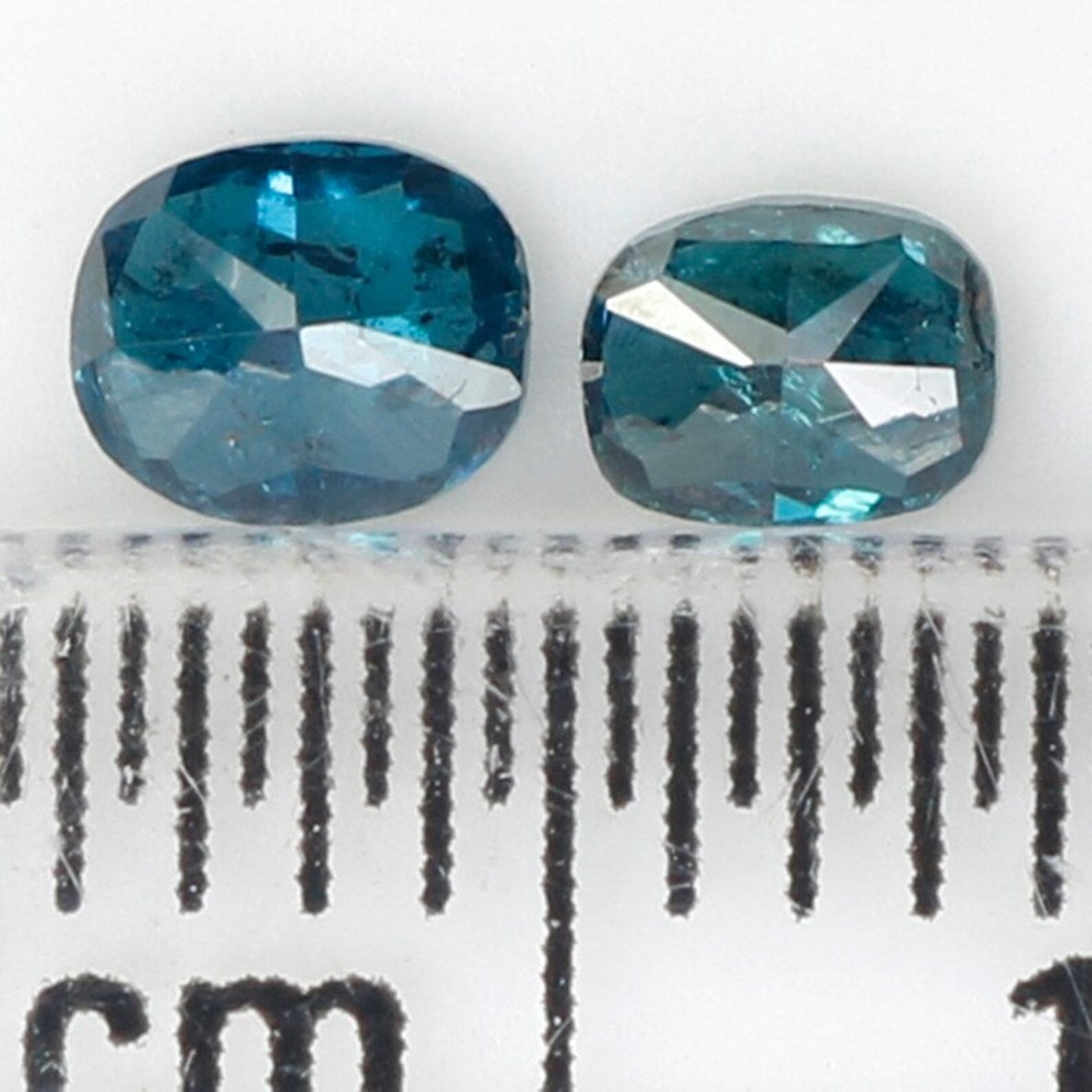 0.32 CT Natural Loose Oval Shape Pair Diamond Blue Color Oval Diamond 3.80 MM Natural Diamond Blue Color Oval Brilliant Cut Diamond NQ9764