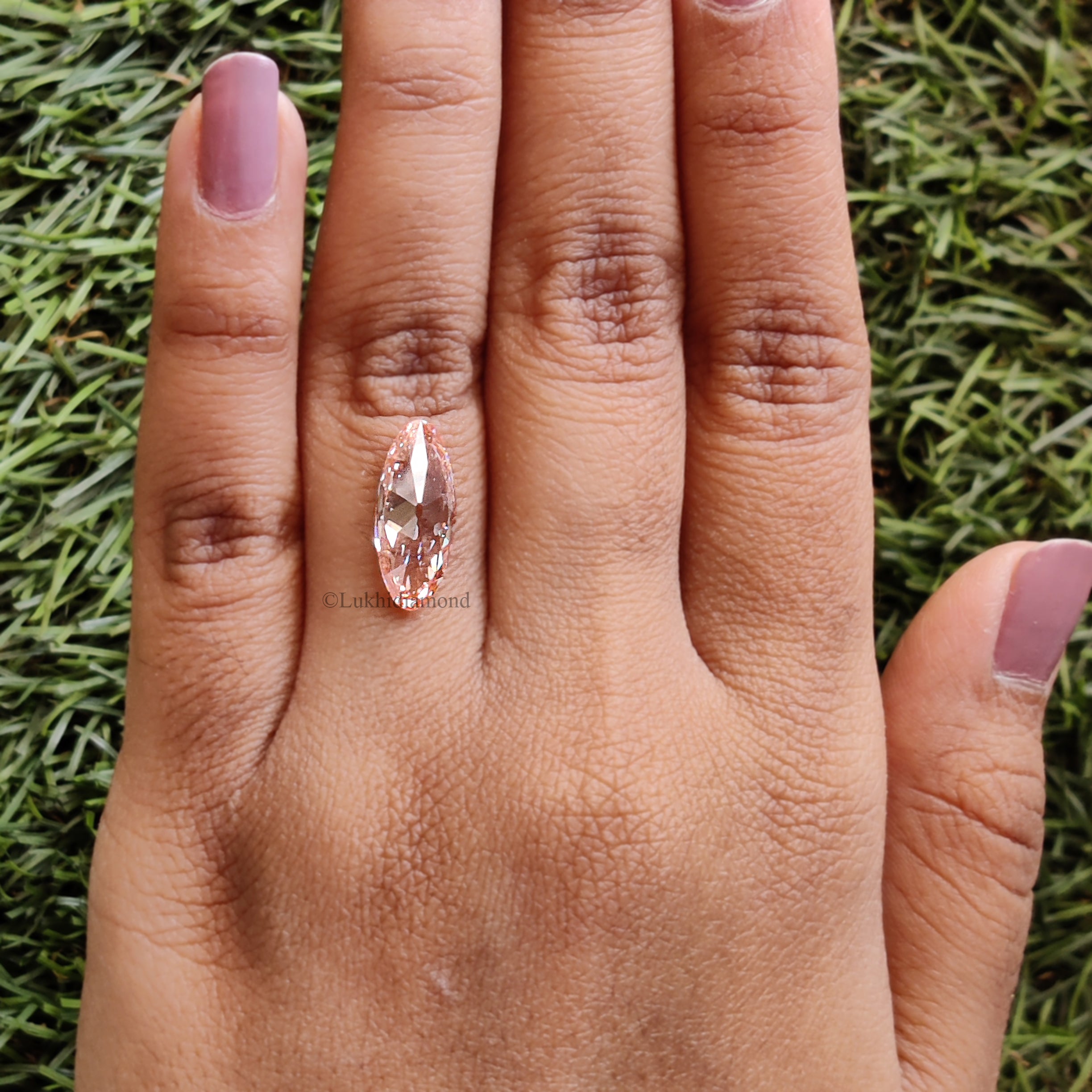 2.54 CT IGI Certified Oval Old European Cut Diamond Fancy Intense Pink Color VVS2 Clarity Lab Grown Diamond Lab Created CVD Diamond L3319