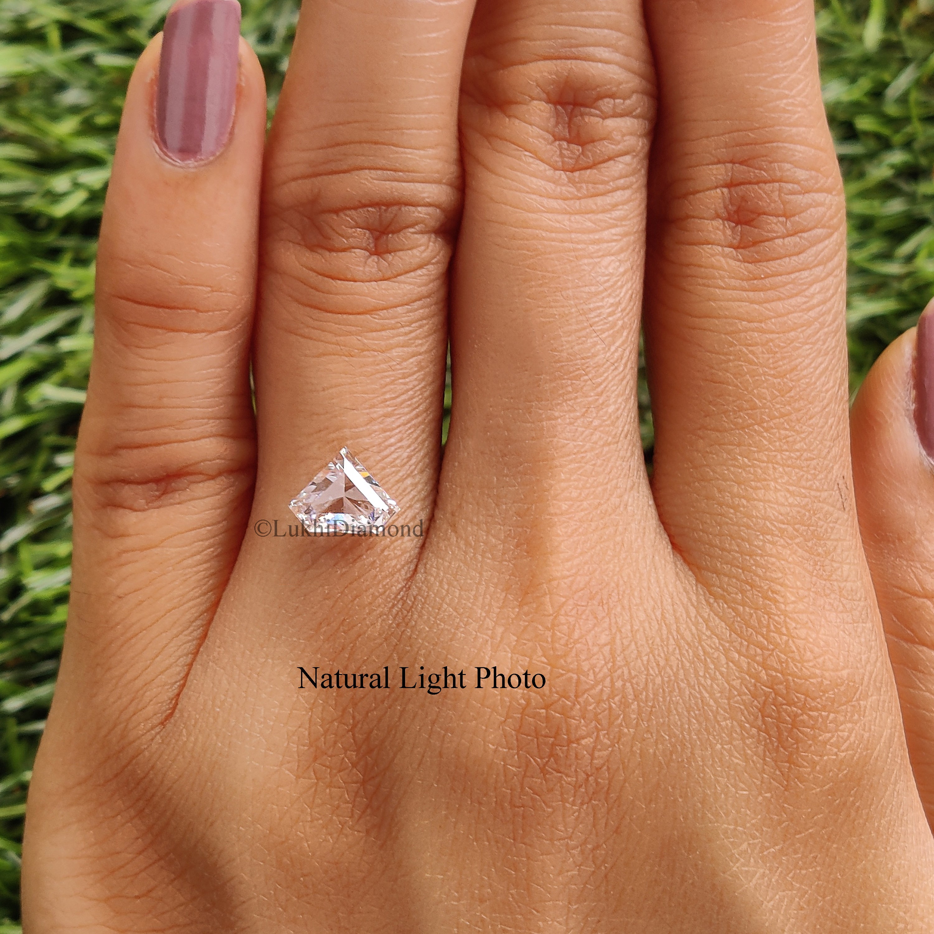 1.04 CT IGI Certified Shield Modified Brilliant Cut Diamond White - E Color VVS2 Clarity Lab Grown Diamond Lab Created CVD Diamond Q178