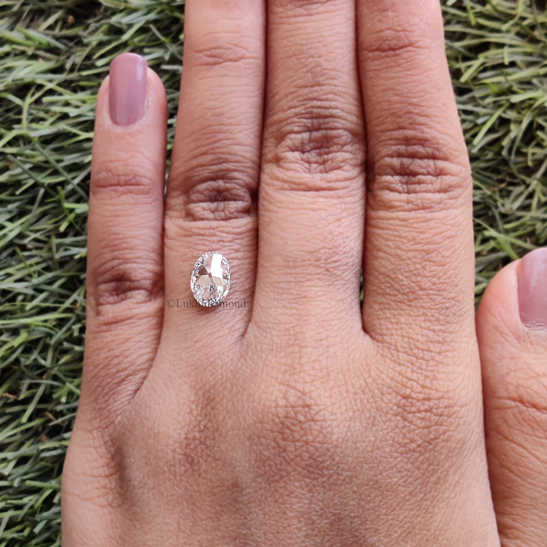 1.38 CT IGI Certified Oval Old European Cut Diamond White -D Color VVS2 Clarity Diamond Lab Grown Diamond Lab Created Oval CVD Diamond L3285
