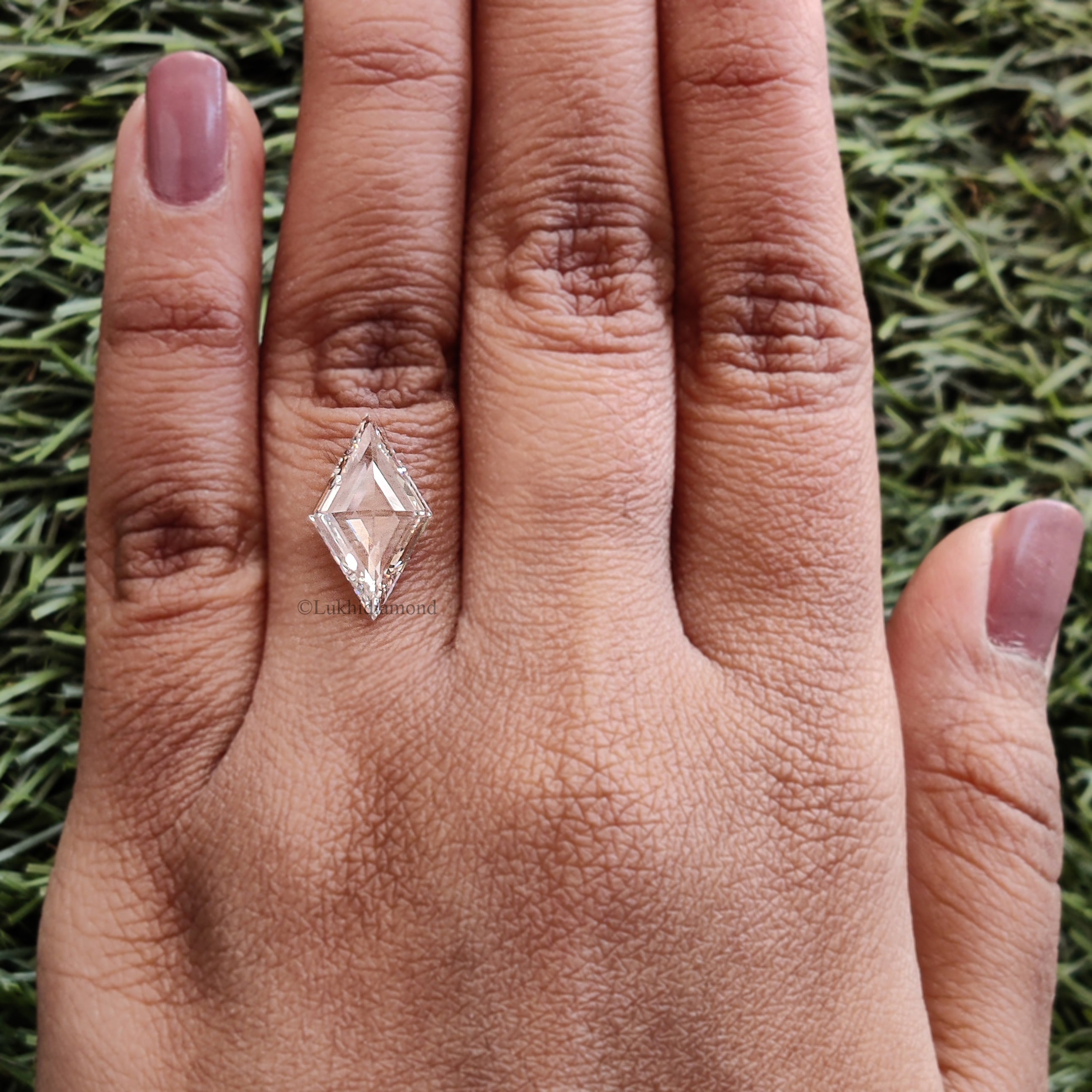 2.13 CT IGI Certified Lozenge Step Cut Kite Diamond White - L Color VS1 Clarity Lab Grown Diamond Lab Created Kite Cut CVD Diamond L3286