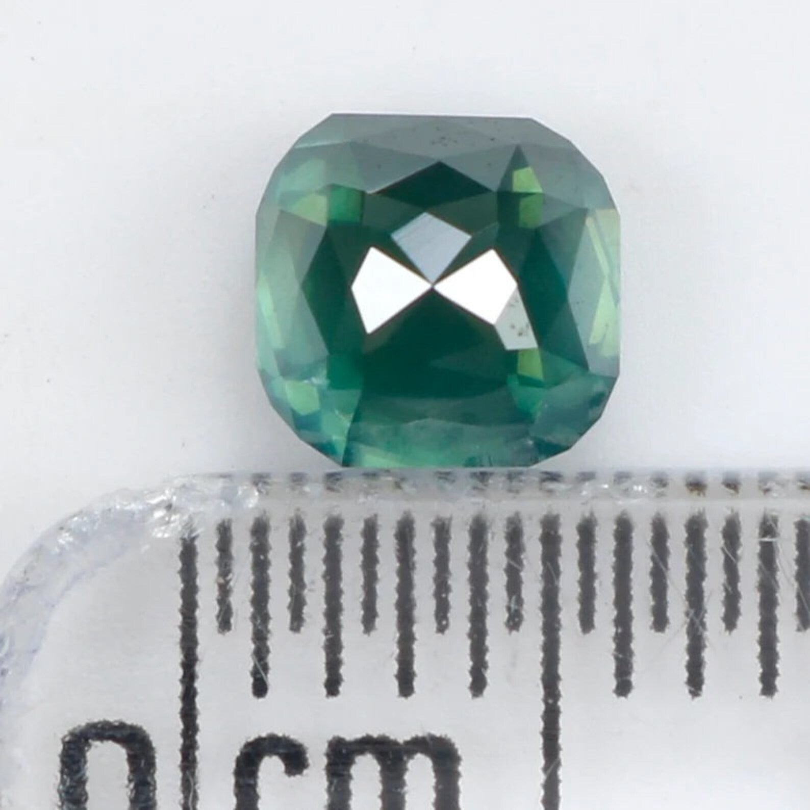 0.87 Ct Natural Loose Cushion Shape Diamond Blue Color Cushion Cut Diamond 5.00 MM Natural Loose Diamond Cushion Rose Cut Diamond QN9848