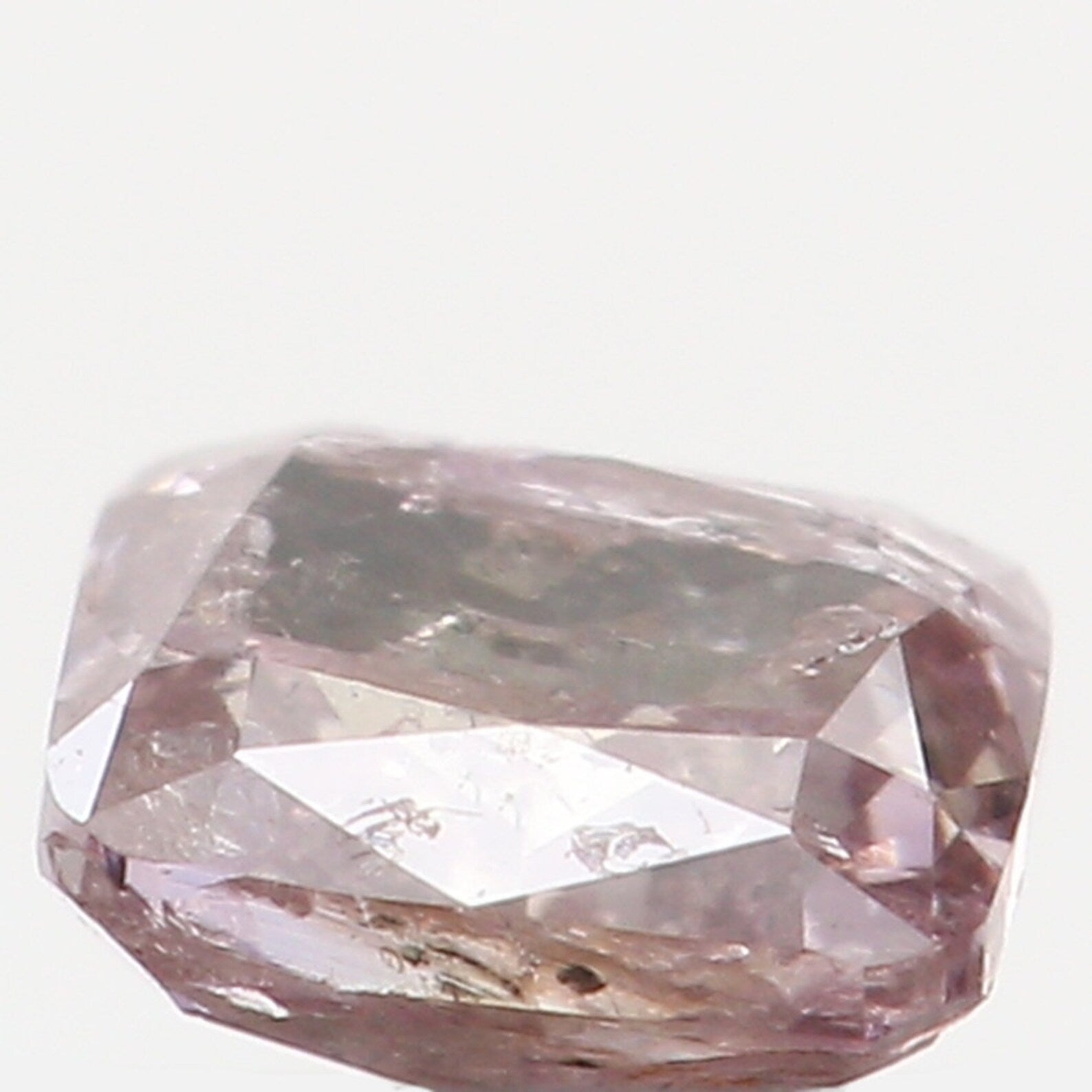 0.16 CT Natural Loose Cushion Diamond Brown Color Diamond Natural Loose Cushion Diamond 3.30 MM Pink Color Cushion Rose Cut Diamond N7726