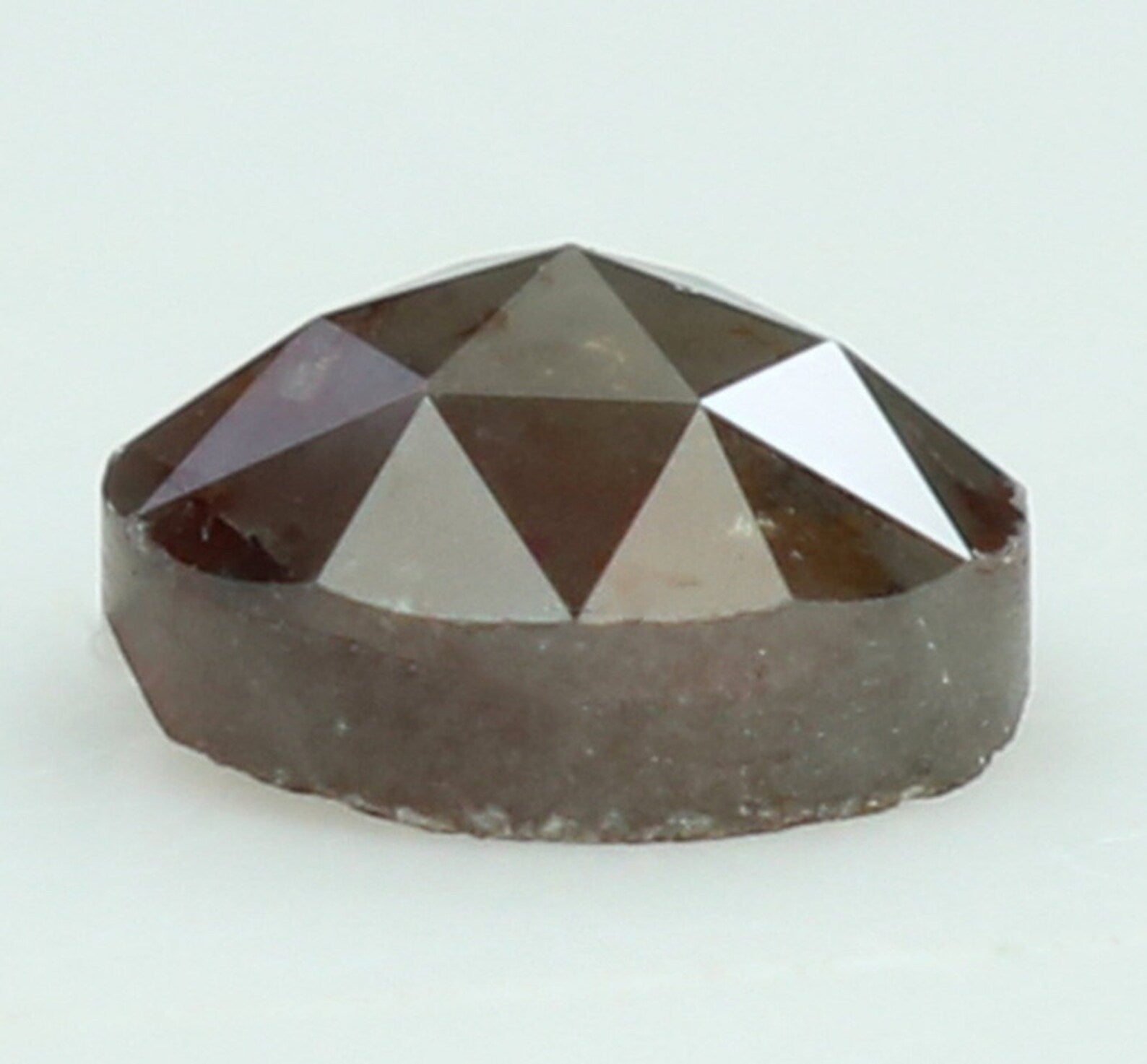 0.76 Ct Natural Loose Round Rose Cut Diamond Brown Color Round Shape Diamond 5.35 MM Natural Loose Diamond Round Rose Cut Diamond N8912
