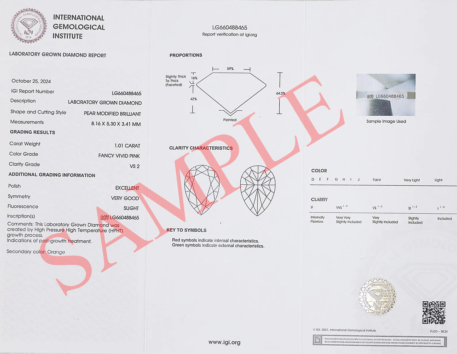 IGI Certified 1 Ct, 1.5 Ct, 2 Ct, 2.5 Ct, 3 Ct Pear Brilliant Cut E/F Color VS Clarity Lab Grown CVD Diamond Lab Created Loose Diamond Q152