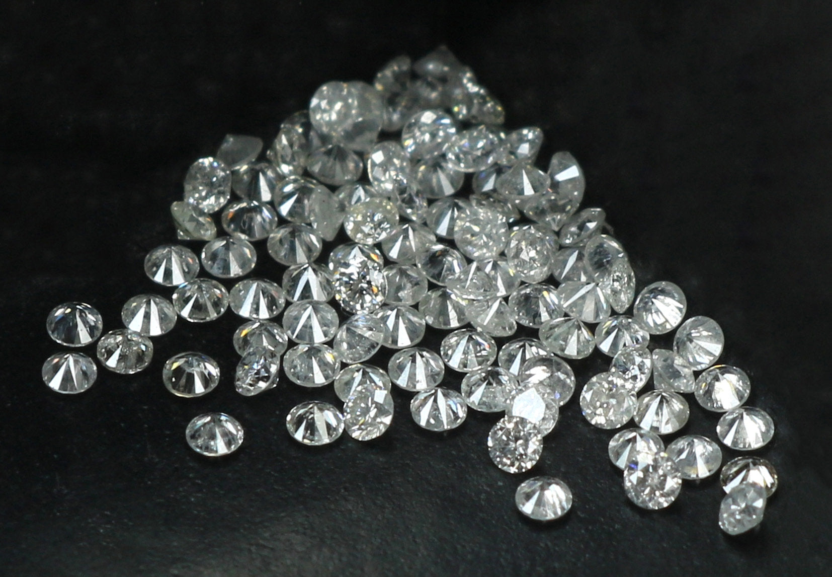 Natural Loose Diamond Round G H White Color I1 I3 Clarity 50 pieces 2.50 MM 100% Real Diamond