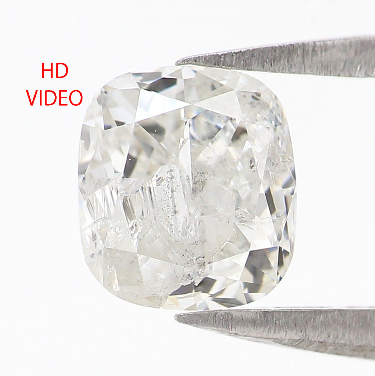 Natural Loose Cushion Diamond White - G Color 1.04 CT 6.10 MM Cushion Shape Rose Cut Diamond L2577