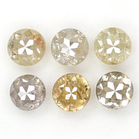 Natural Loose Round Rose Cut Grey Color Diamond 1.03 CT 2.90 MM Round Rose Cut Shape Diamond KR167