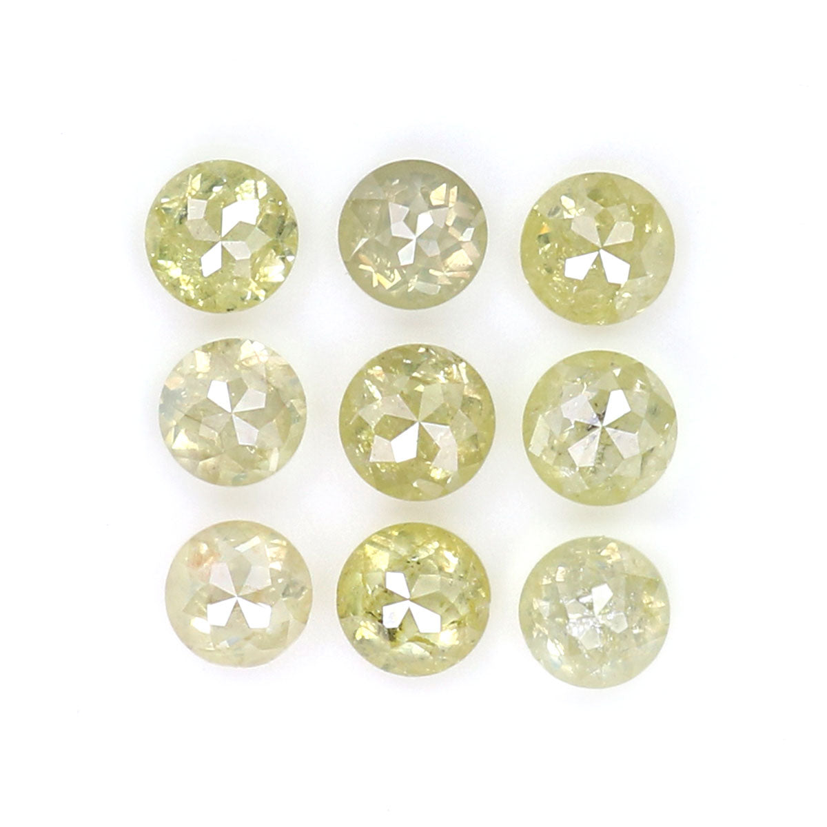 1.00 CT Natural Loose Round Diamond Yellow Color Diamond Natural Loose Diamond 2.70 MM Round Rose Cut Diamond Round Shape Diamond LQ9393