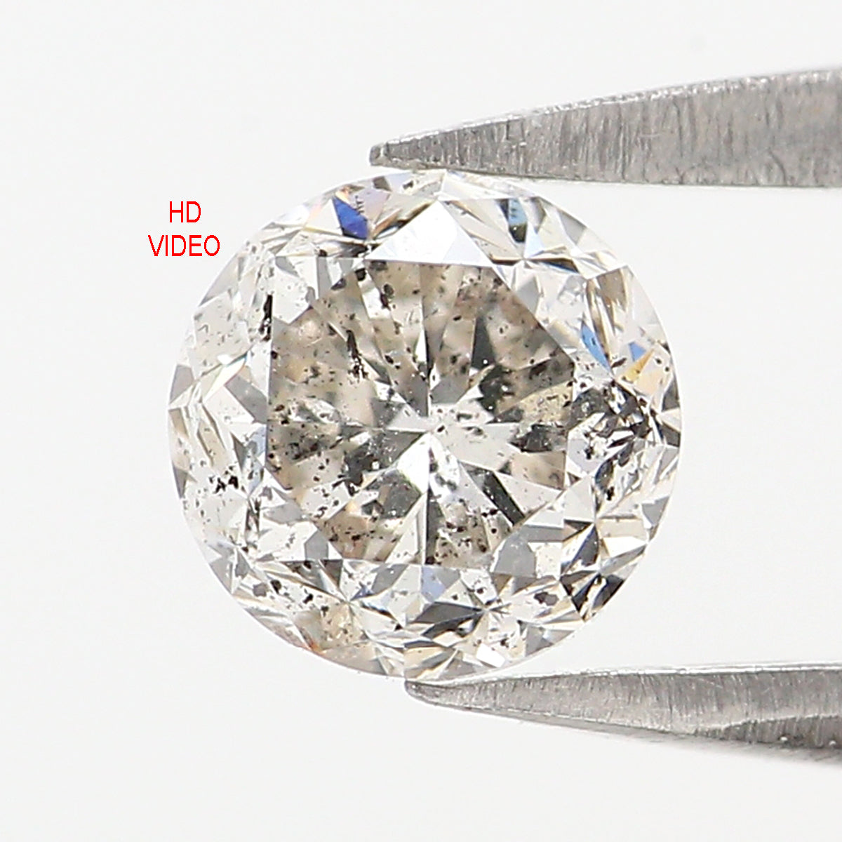 0.67 Ct Natural Loose Round Shape Diamond White - F Color Round Cut Diamond 5.15 MM Natural Loose Diamond Round Brilliant Cut Diamond QL2654