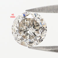 Natural Loose Round Brilliant Cut Diamond White - F Color 0.67 CT 5.16 MM Round Shape Brilliant Cut Diamond KDL2654