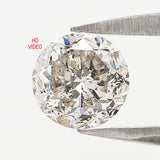 Natural Loose Round Brilliant Cut Diamond White - F Color 0.67 CT 5.16 MM Round Shape Brilliant Cut Diamond KDL2654