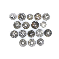 Natural Loose Round Rose Cut Grey Brown Color Diamond 1.14 CT 2.00 MM Round Rose Cut Shape Diamond KR1386