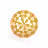 Natural Loose Rose Cut Yellow Color Diamond 1.18 CT 5.80 MM Round Rose Cut Shape Diamond L5216