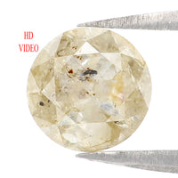 Natural Loose Round Brown Color Diamond 1.33 CT 6.80 MM Round Brilliant Cut Diamond L402