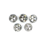 Natural Loose Round Rose Cut Diamond, Salt And Pepper Round Diamond, Natural Loose Diamond, Rose Cut Diamond, 1.08 CT Round Shape L2786