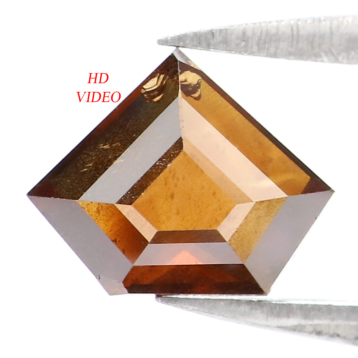 Natural Loose Shield Brown Color Diamond 0.83 CT 6.10 MM Shield Shape Rose Cut Diamond KDL1862