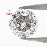 Natural Loose Round Brilliant Cut Diamond White - G Color 0.86 CT 5.70 MM Round Shape Brilliant Cut Diamond KDL2652