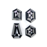Natural Loose Mix Shape Black Color Diamond 1.04 CT 5.55 MM Mix Shape Rose Cut Diamond KDK2621