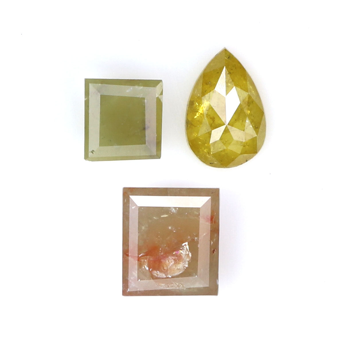 1.36 CT Natural Loose Mix Shape Diamond Mix Color Mix Shape Diamond 3.95 MM Natural Diamond Mix Color Mix Shape Rose Cut Diamond KQ2518