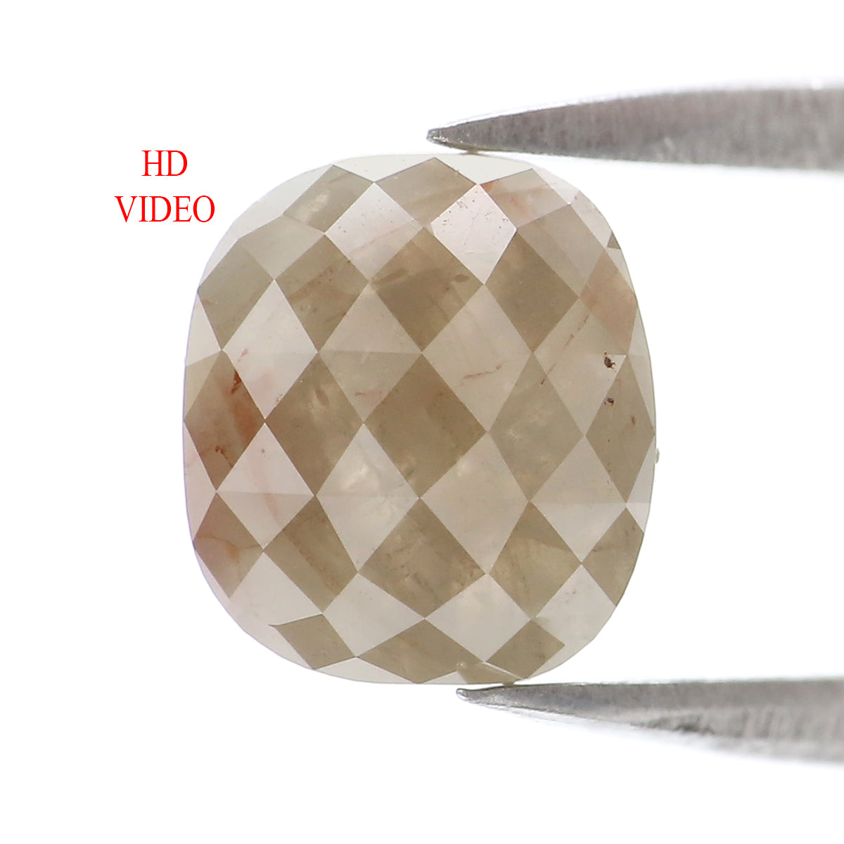 1.90 CT Natural Loose Oval Shape Diamond Grey Color Oval Cut Diamond 8.00 MM Natural Loose Diamond Grey Color Oval Rose Cut Diamond LQ7824