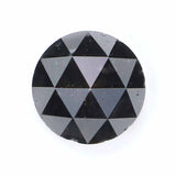 Natural Loose Rose Cut Black Grey Color Diamond 1.48 CT 6.50 MM Round Rose Cut Shape Diamond KR909